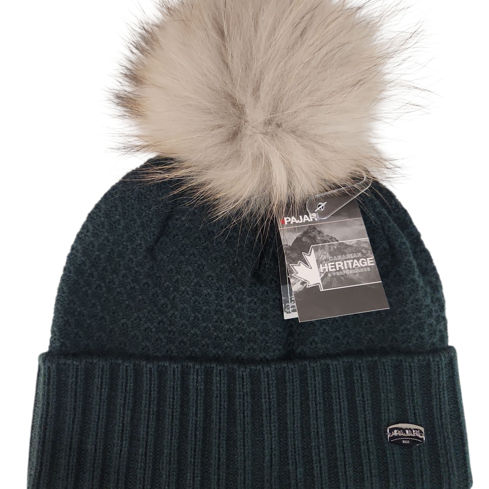 Tuque Pajar pour femme – Modèle Celia – Couleur Emerald – Neuve avec étiquette